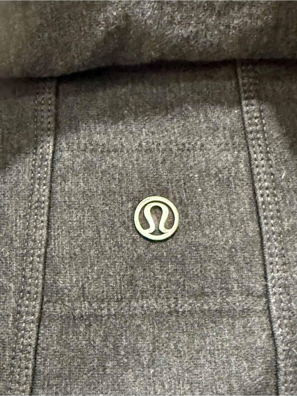 lululemon athletica Women’s Size 4 Heathered Black Virasana Blanket Wrap Jacket - Picture 3 of 4